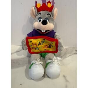HAPPY BIRTHDAY Chuck E Cheese Plush Holds Money Or Gift Card